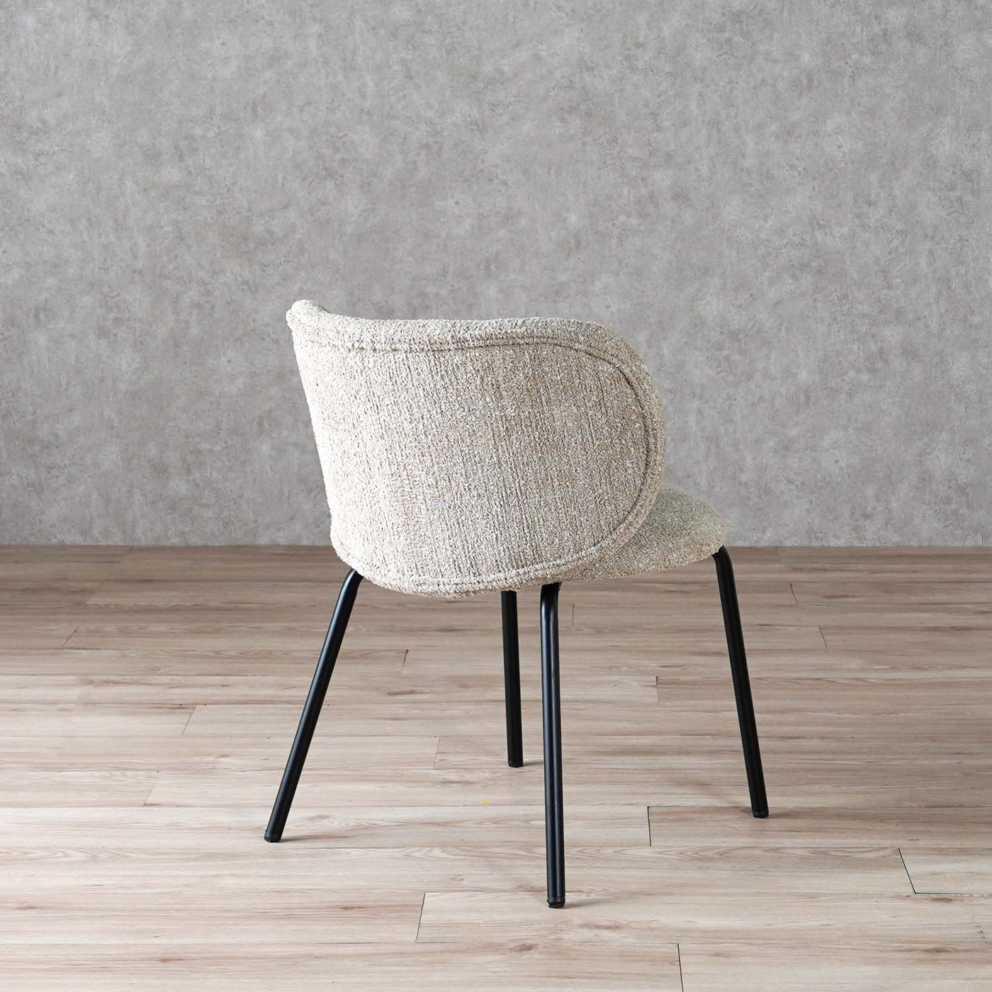 ダイニングチェア ラウンドチェア ブークレ ファブリック / PC-268