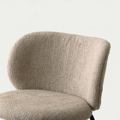 ダイニングチェア ラウンドチェア ブークレ ファブリック / PC-268