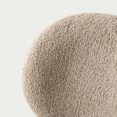 ダイニングチェア ラウンドチェア ブークレ ファブリック / PC-268