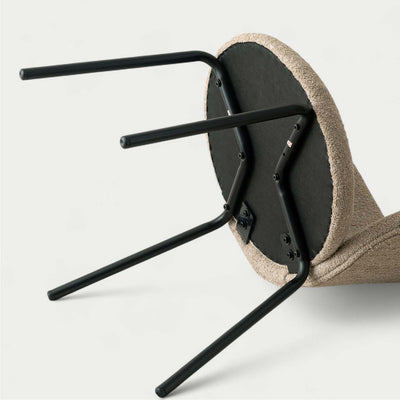 ダイニングチェア ラウンドチェア ブークレ ファブリック / PC-268