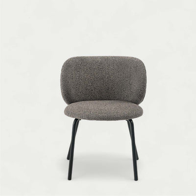 ダイニングチェア ラウンドチェア ブークレ ファブリック / PC-268