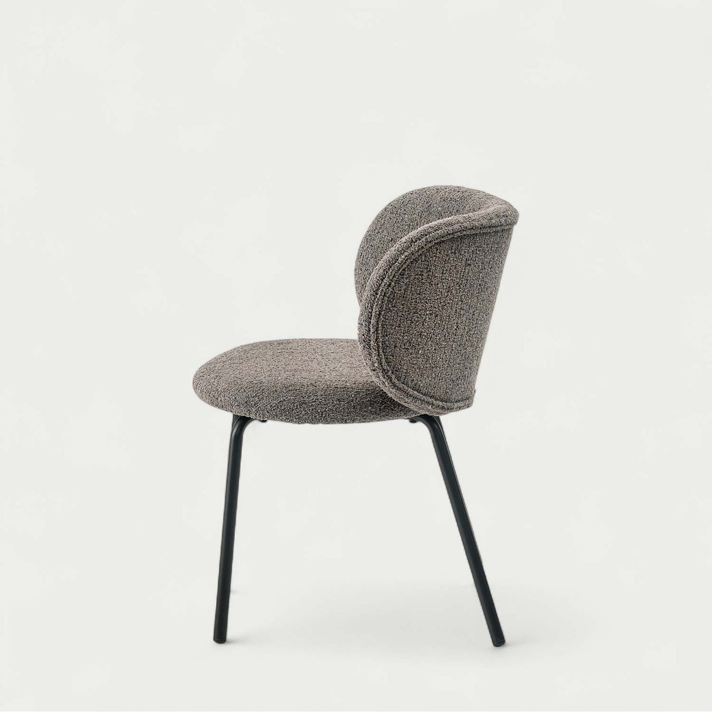 ダイニングチェア ラウンドチェア ブークレ ファブリック / PC-268