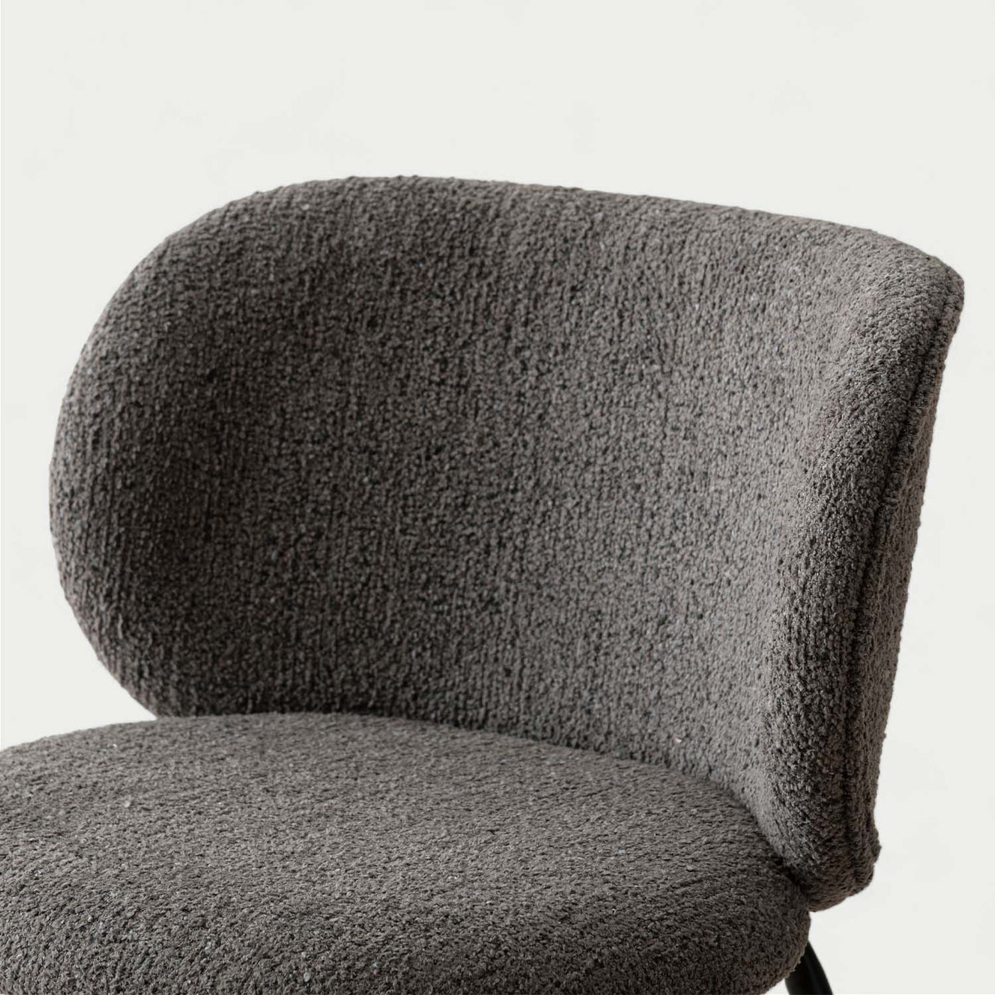 ダイニングチェア ラウンドチェア ブークレ ファブリック / PC-268