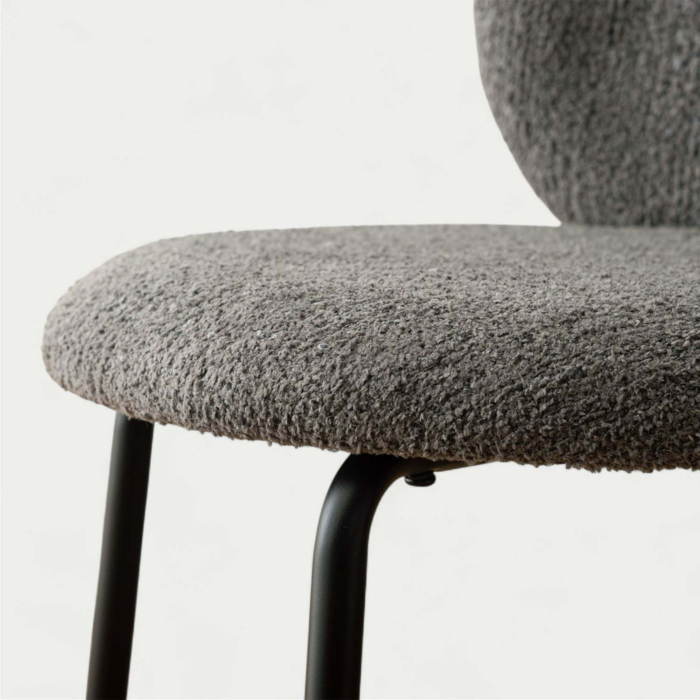 ダイニングチェア ラウンドチェア ブークレ ファブリック / PC-268