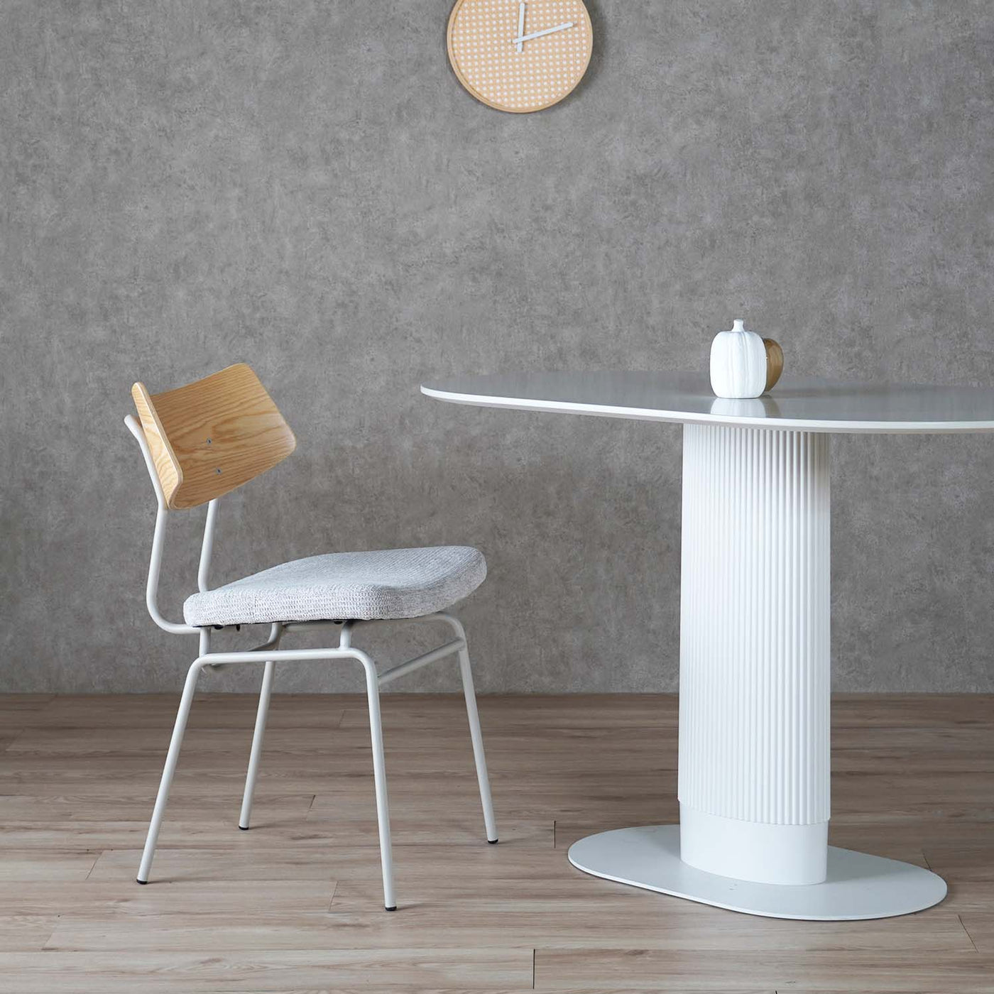 ダイニングチェア スチールチェア ファブリック / PC-620