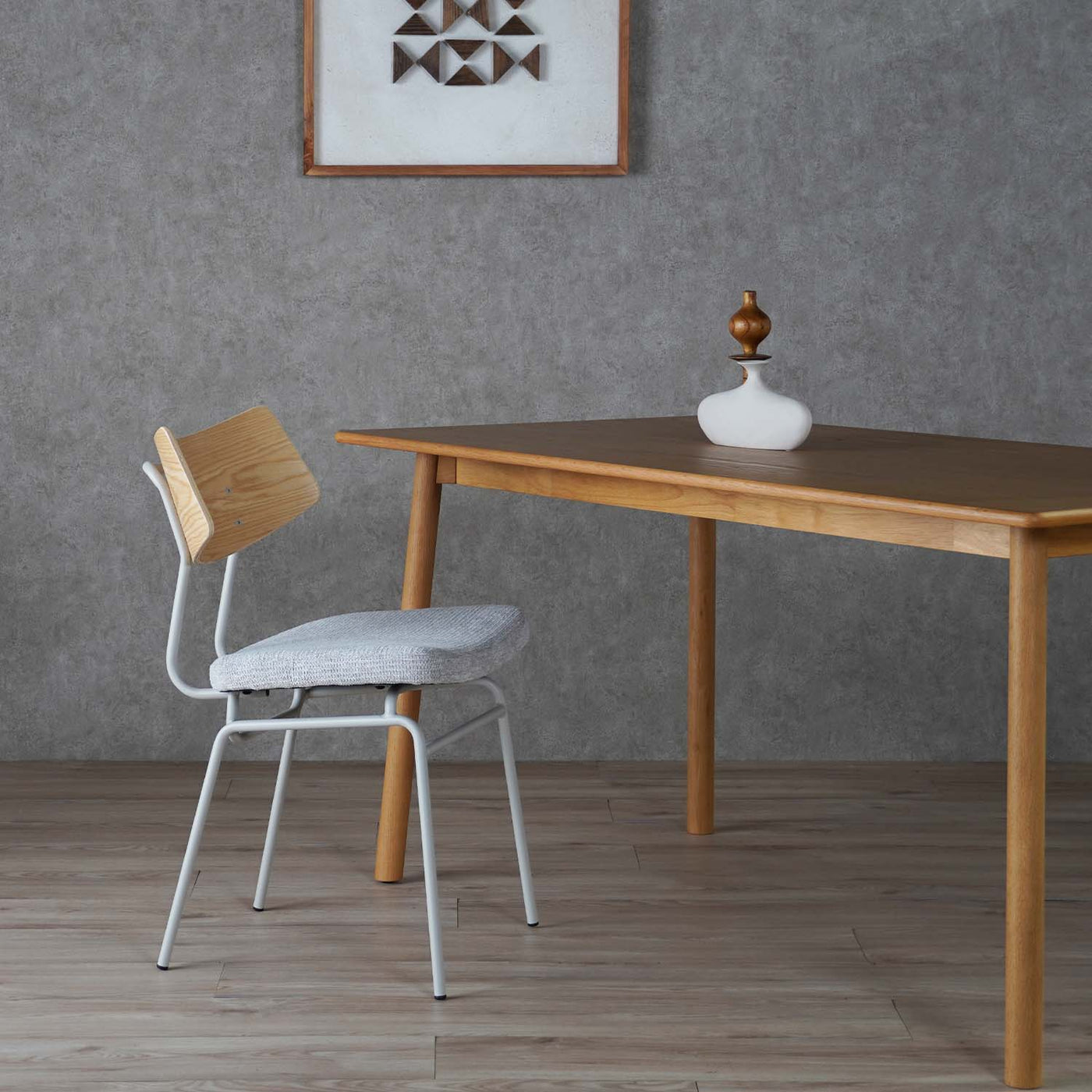 ダイニングチェア スチールチェア ファブリック / PC-620