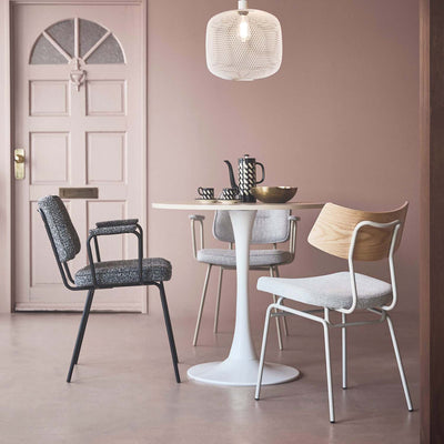 ダイニングチェア スチールチェア ファブリック / PC-620