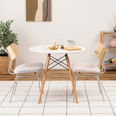 ダイニングチェア スチールチェア ファブリック / PC-620