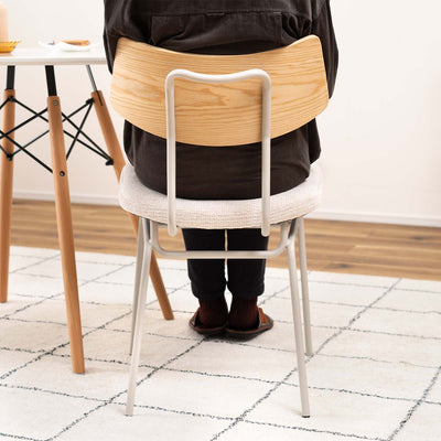 ダイニングチェア スチールチェア ファブリック / PC-620