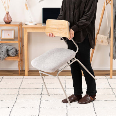 ダイニングチェア スチールチェア ファブリック / PC-620