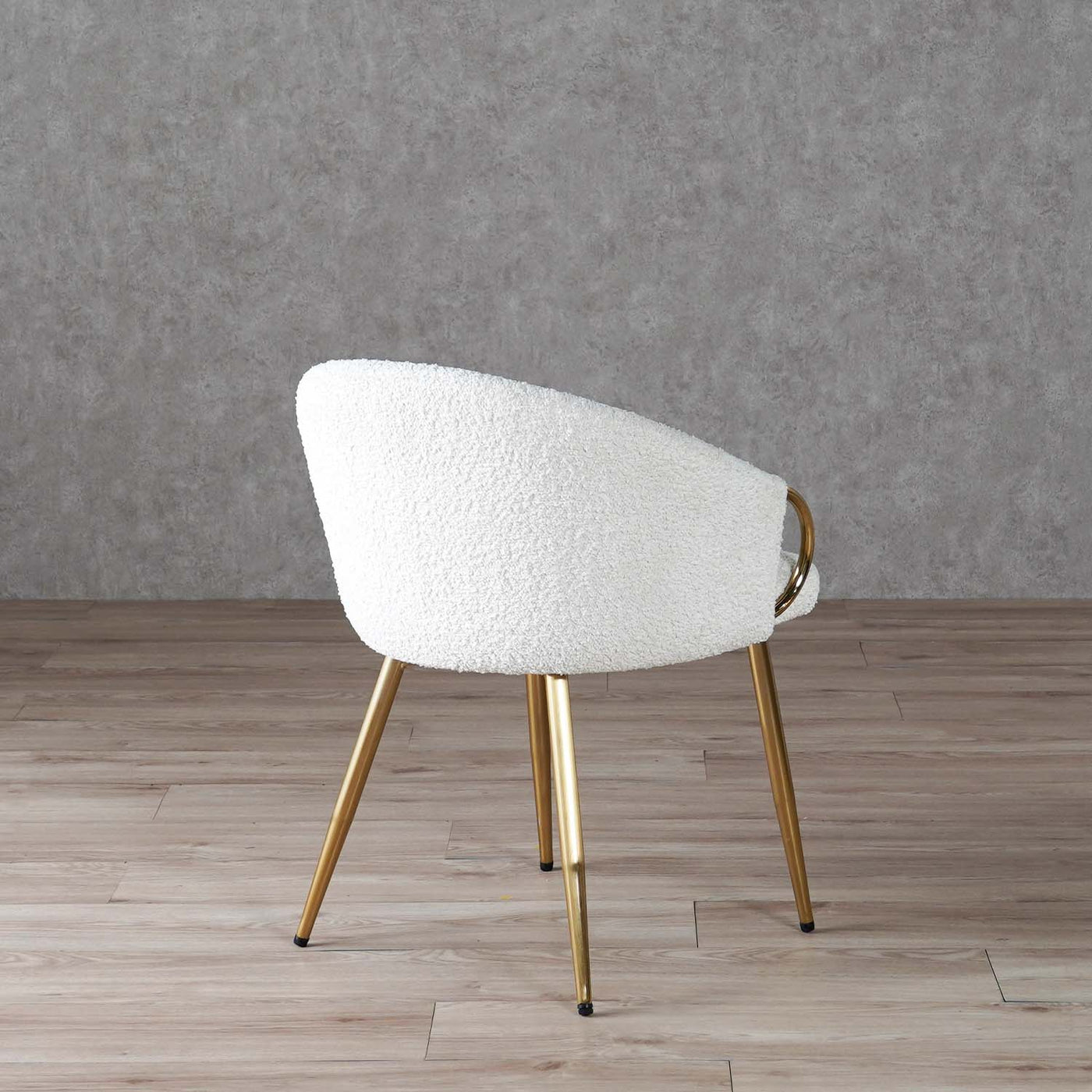 ダイニングチェア ラウンドチェア ブークレ ファブリック / PC-624