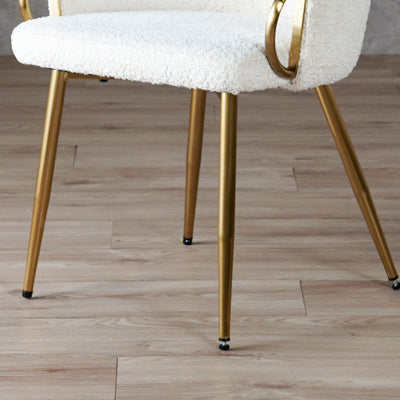 ダイニングチェア ラウンドチェア ブークレ ファブリック / PC-624