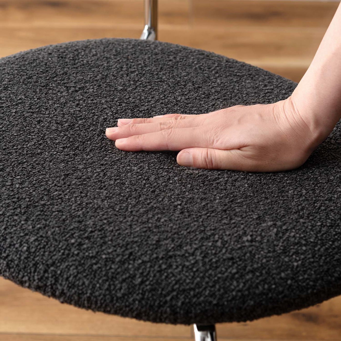 ダイニングチェア スチールチェア ファブリック / PC-845