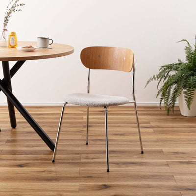 ダイニングチェア スチールチェア ファブリック / PC-845