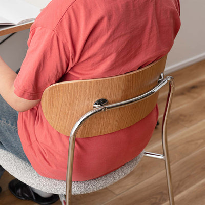 ダイニングチェア スチールチェア ファブリック / PC-845