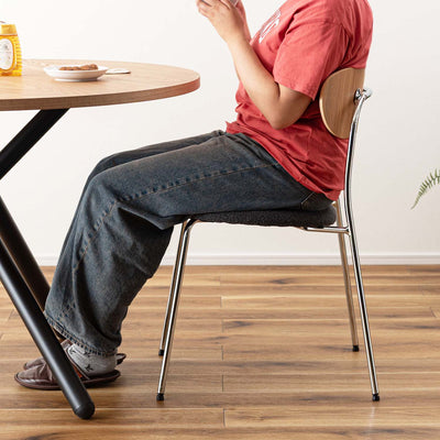 ダイニングチェア スチールチェア ファブリック / PC-845