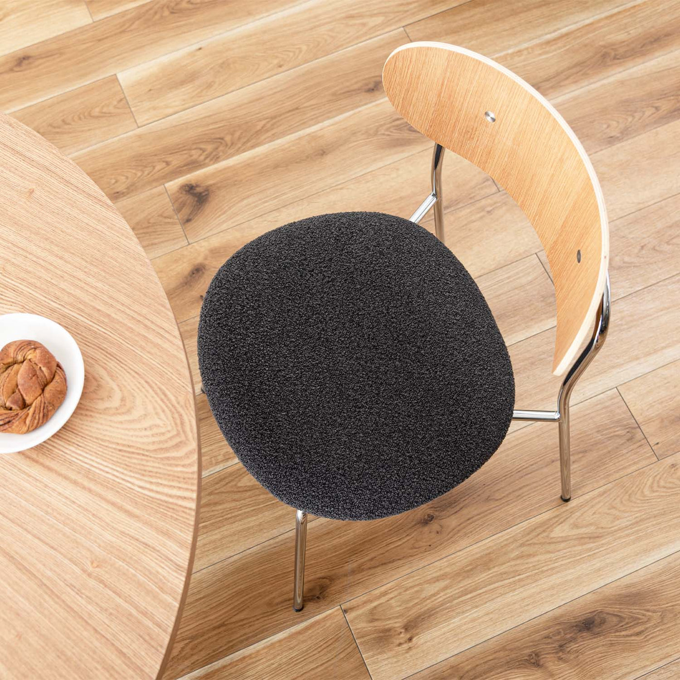 ダイニングチェア スチールチェア ファブリック / PC-845