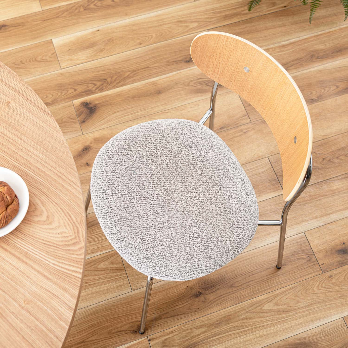 ダイニングチェア スチールチェア ファブリック / PC-845