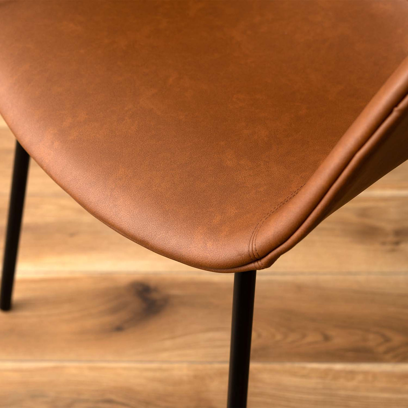 ダイニングチェア ラウンドチェア ソフトレザー PU / PC-989