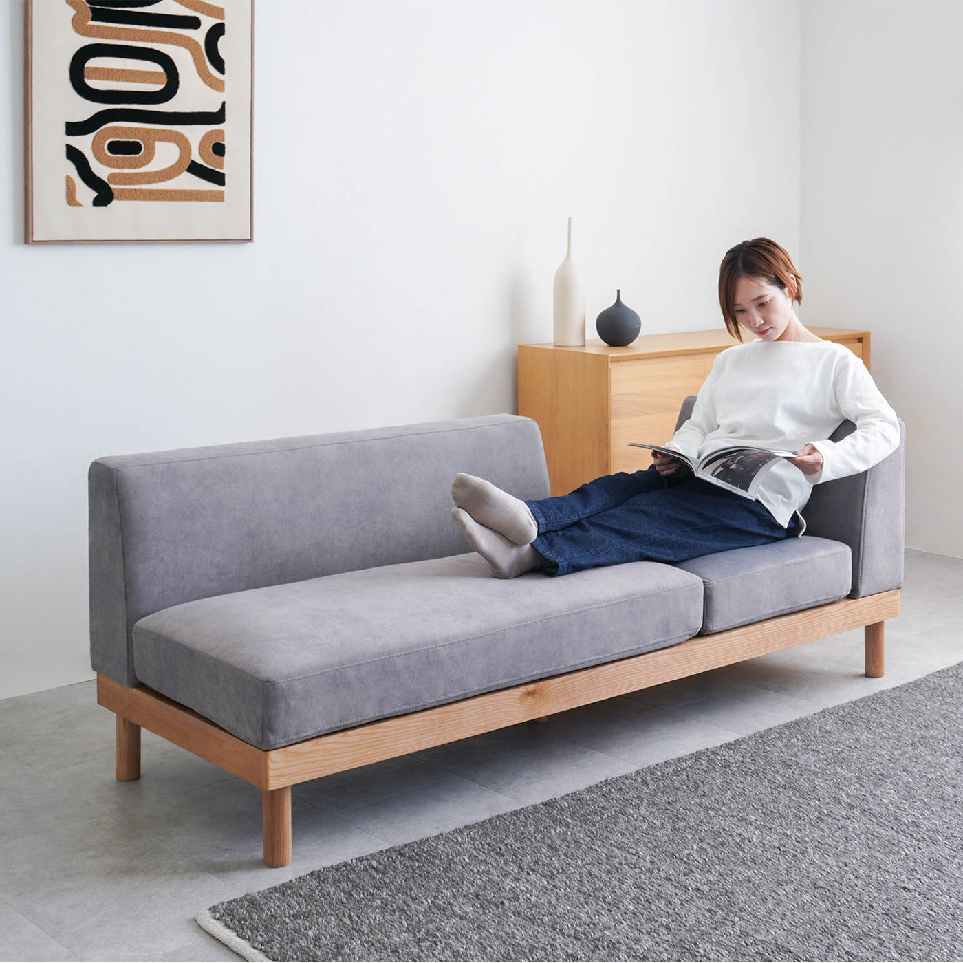 座面組み替え 3人掛けソファ / SF006 開梱設置付き