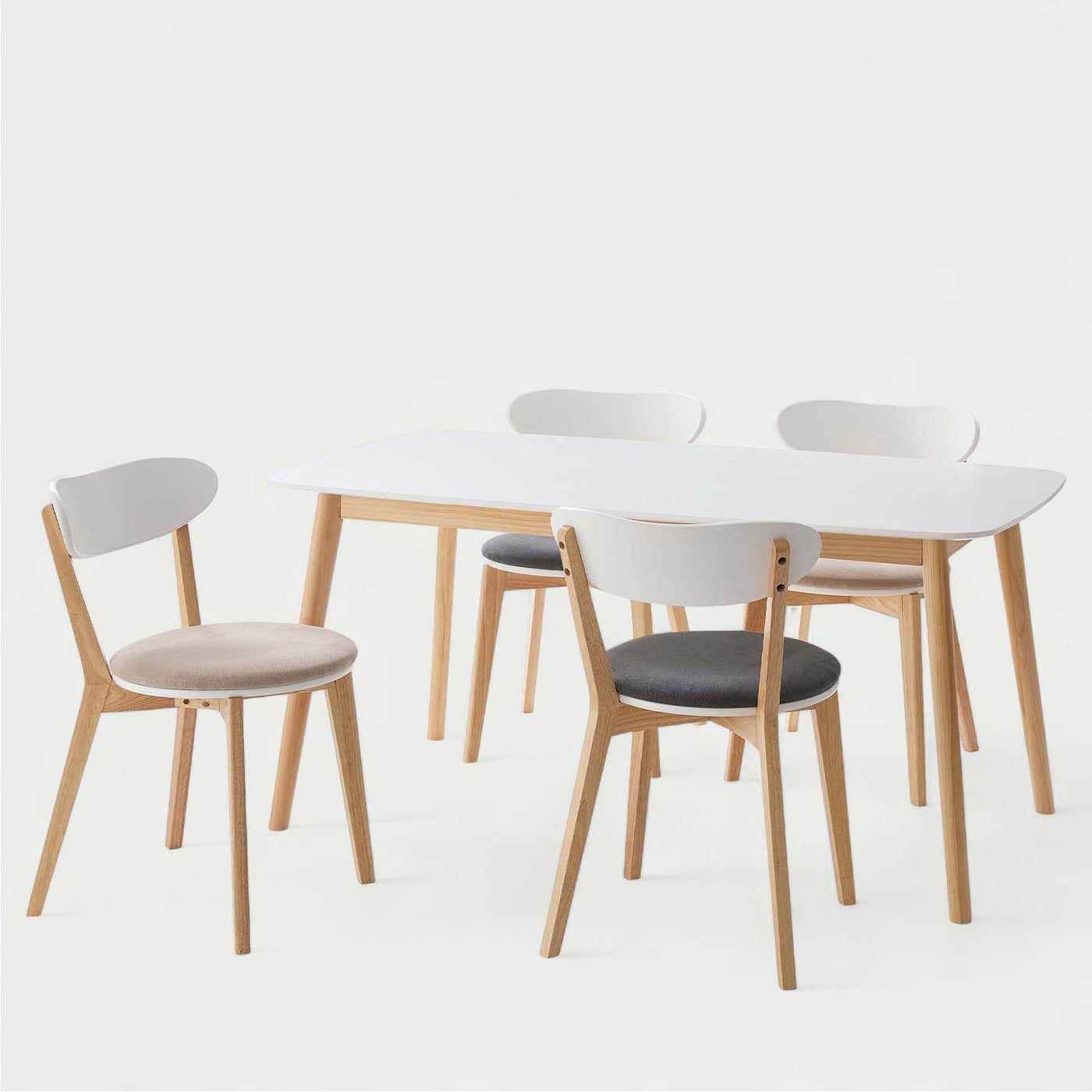 ホワイト天板 ダイニングテーブル 幅150cm / TAP-320WH