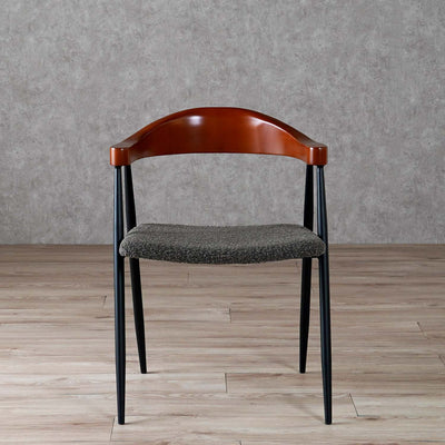 ダイニングチェア アームチェア ブークレ ファブリック / TEC-83