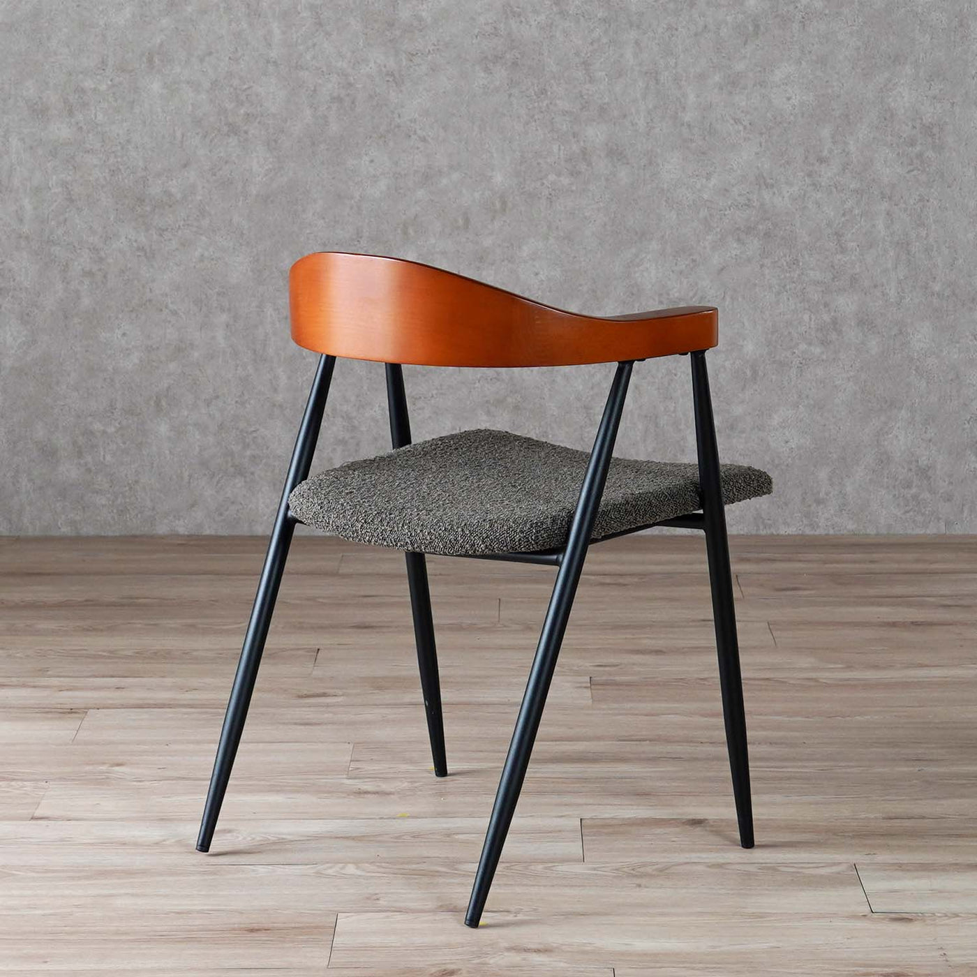 ダイニングチェア アームチェア ブークレ ファブリック / TEC-83