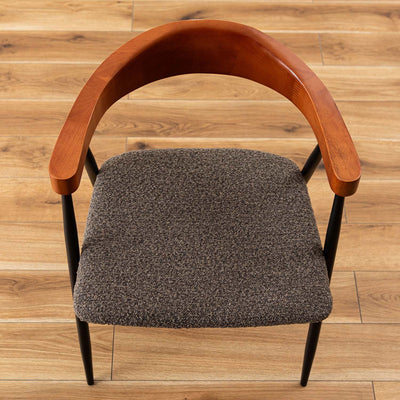 ダイニングチェア アームチェア ブークレ ファブリック / TEC-83