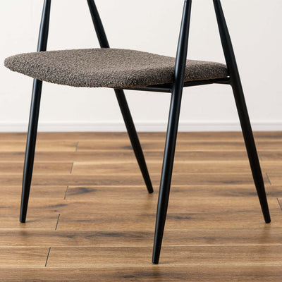 ダイニングチェア アームチェア ブークレ ファブリック / TEC-83