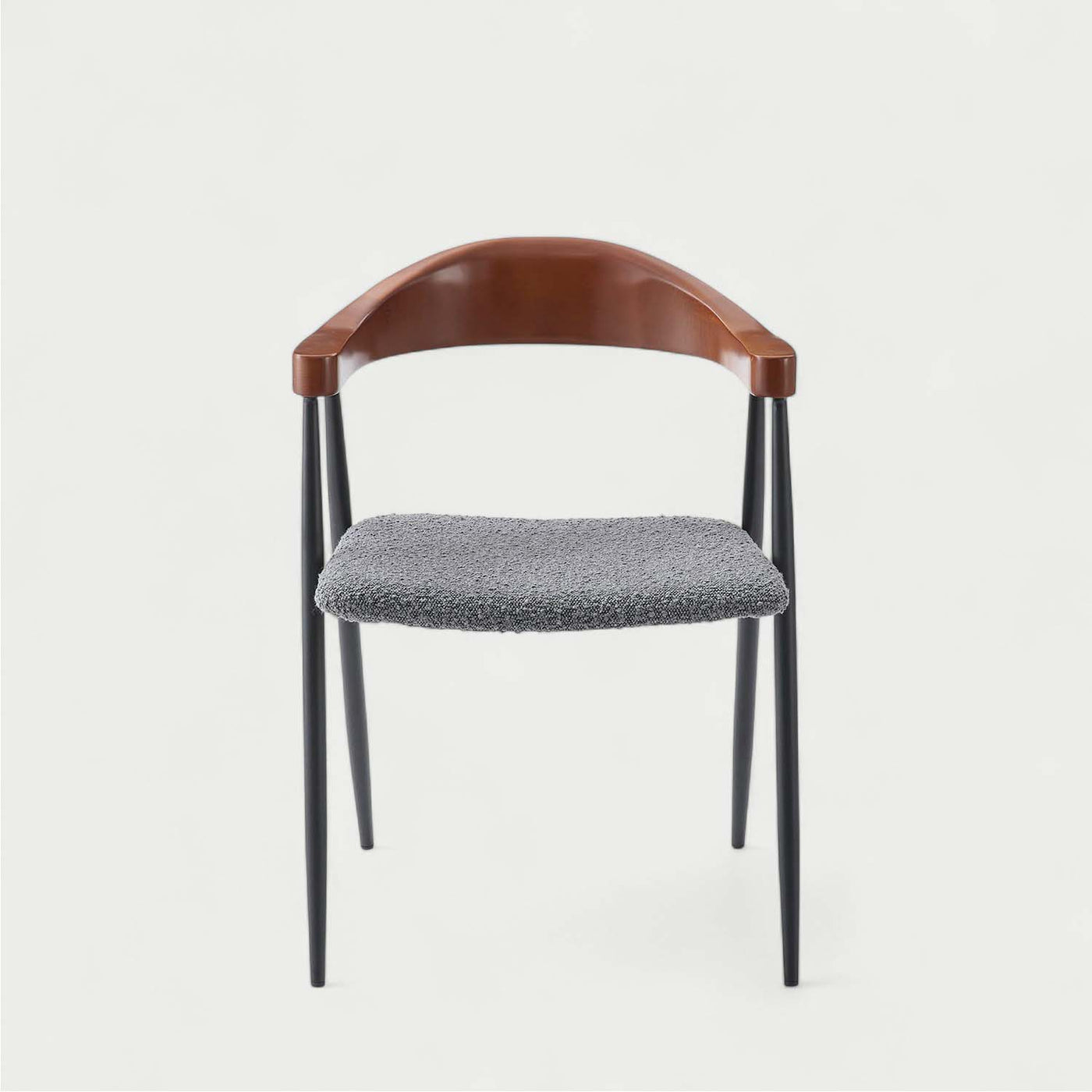 ダイニングチェア アームチェア ブークレ ファブリック / TEC-83