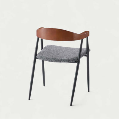 ダイニングチェア アームチェア ブークレ ファブリック / TEC-83