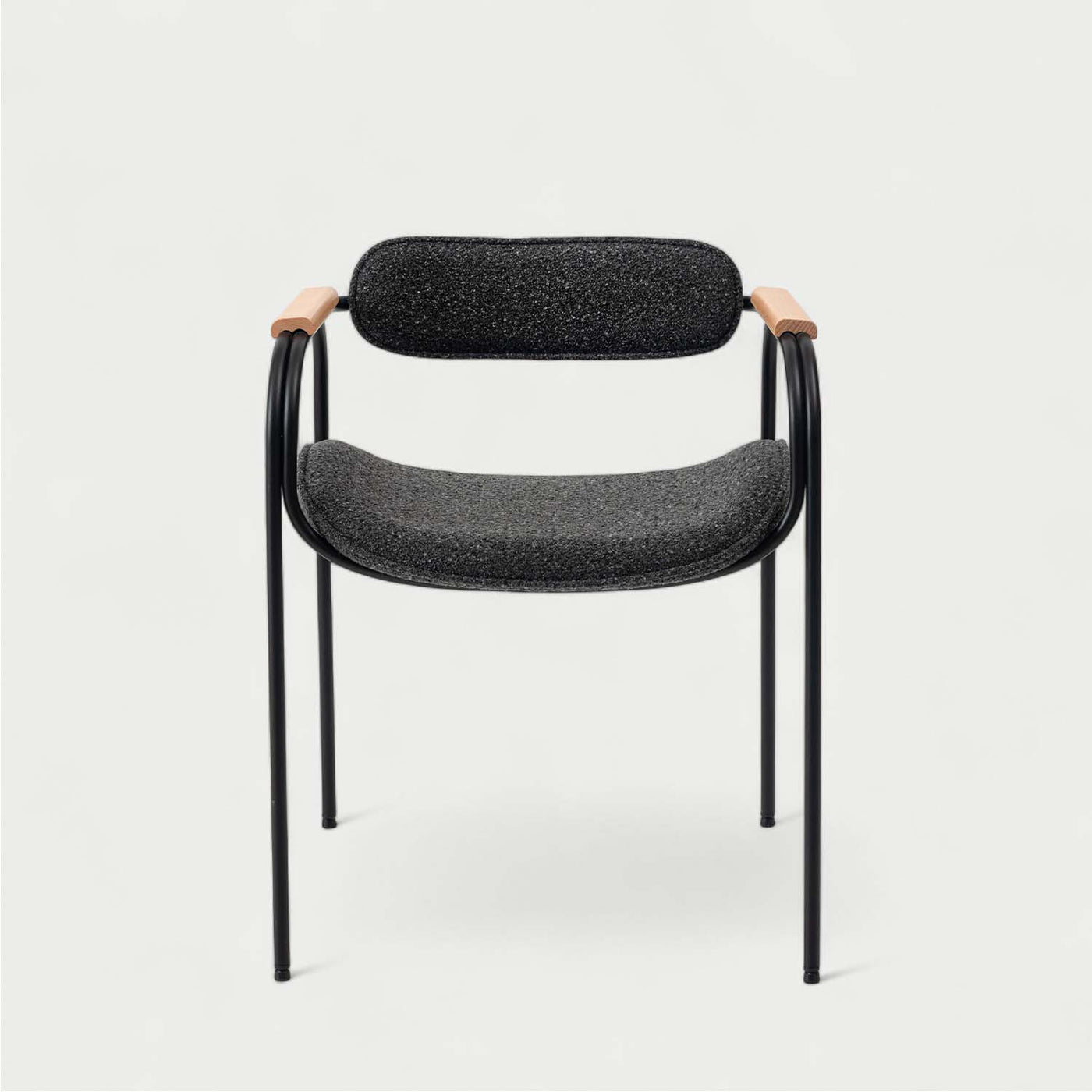 ダイニングチェア スチールチェア アームチェア ファブリック / TEC-86