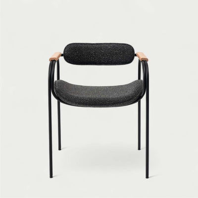 ダイニングチェア スチールチェア アームチェア ファブリック / TEC-86