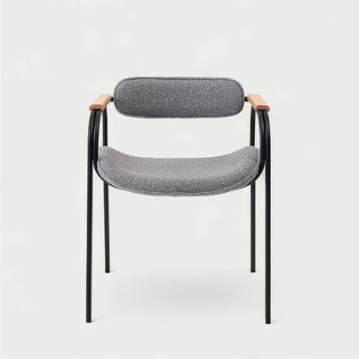 ダイニングチェア スチールチェア アームチェア ファブリック / TEC-86