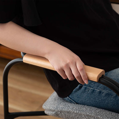 ダイニングチェア スチールチェア アームチェア ファブリック / TEC-86